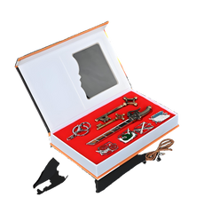 Attack on Titan commemorative gift (badge necklace, badge keychain, gift box set 11 pieces) holiday gift - Animehouse