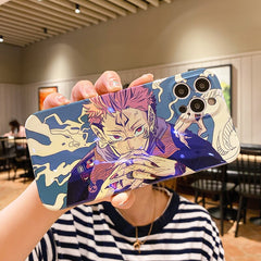 Jujutsu Kaisen Gojo Satoru and Sukuna Silicone Phone Case - Animehouse