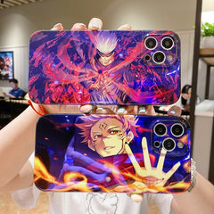 Jujutsu Kaisen Gojo Satoru and Sukuna Silicone Phone Case - Animehouse