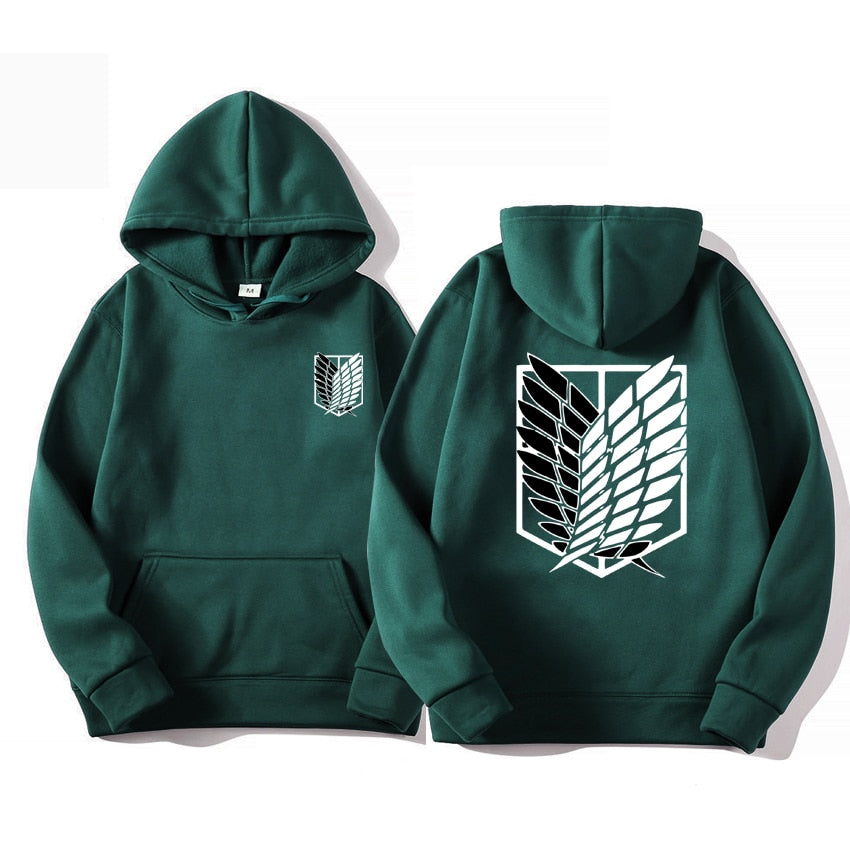 Attack on Titan Men's Hoodie Anime Hoodies Men Women Streetwear Pullover Harajuku Shingeki no Kyojin Hoodies Sweatshirt Clothes - Animehouse