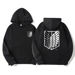 Attack on Titan Men's Hoodie Anime Hoodies Men Women Streetwear Pullover Harajuku Shingeki no Kyojin Hoodies Sweatshirt Clothes - Animehouse