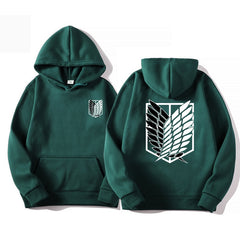 Attack on Titan Men's Hoodie Anime Hoodies Men Women Streetwear Pullover Harajuku Shingeki no Kyojin Hoodies Sweatshirt Clothes - Animehouse