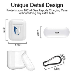 Hot Japan Anime Attack on Titan Earphone Case For Apple Airpods 1/2 Pro Case Silicone Protective Cover For Airpods 2 1 Box Funda - Animehouse