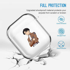Hot Japan Anime Attack on Titan Earphone Case For Apple Airpods 1/2 Pro Case Silicone Protective Cover For Airpods 2 1 Box Funda - Animehouse