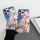 Japan Anime Inuyasha Sesshoumaru Case for iphone 11 12 13 14 pro max 14pro 14plus Bling Laser Soft Phonecase Funda - Animehouse