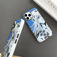 Japan Anime Inuyasha Sesshoumaru Case for iphone 11 12 13 14 pro max 14pro 14plus Bling Laser Soft Phonecase Funda - Animehouse
