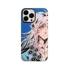 Japan Anime Inuyasha Sesshoumaru Case for iphone 11 12 13 14 pro max 14pro 14plus Bling Laser Soft Phonecase Funda - Animehouse