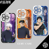 Jujutsu Kaisen Transparent Shockproof Phone Case for iPhone 16 Pro Max/14 Pro/13/12/11 | Featuring Gojo Satoru, Suguru Geto, Fushiguro Toji Anime Design