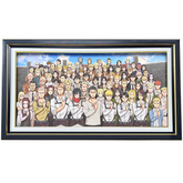 Attack on Titan Survey Corps Freedom Wing Group Photo Animation HD 3D Decorative Painting - Animehouse