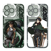 Attack on Titan Survey Corps Levi and Mikasa Phone Case - Animehouse