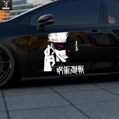 <Jujutsu Kaisen>Go jo car stickers Black model - Animehouse