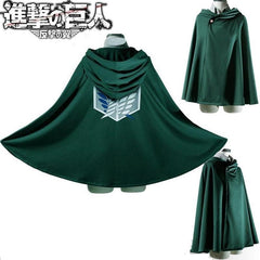 On Sale Anime Attack on Titan Cloak Shingeki No Kyojin Scouting Legion Aren / Levi Capes Cosplay Costume - Animehouse