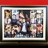 Attack on Titan <Nine Giants> 3D handmade decorative painting - Animehouse