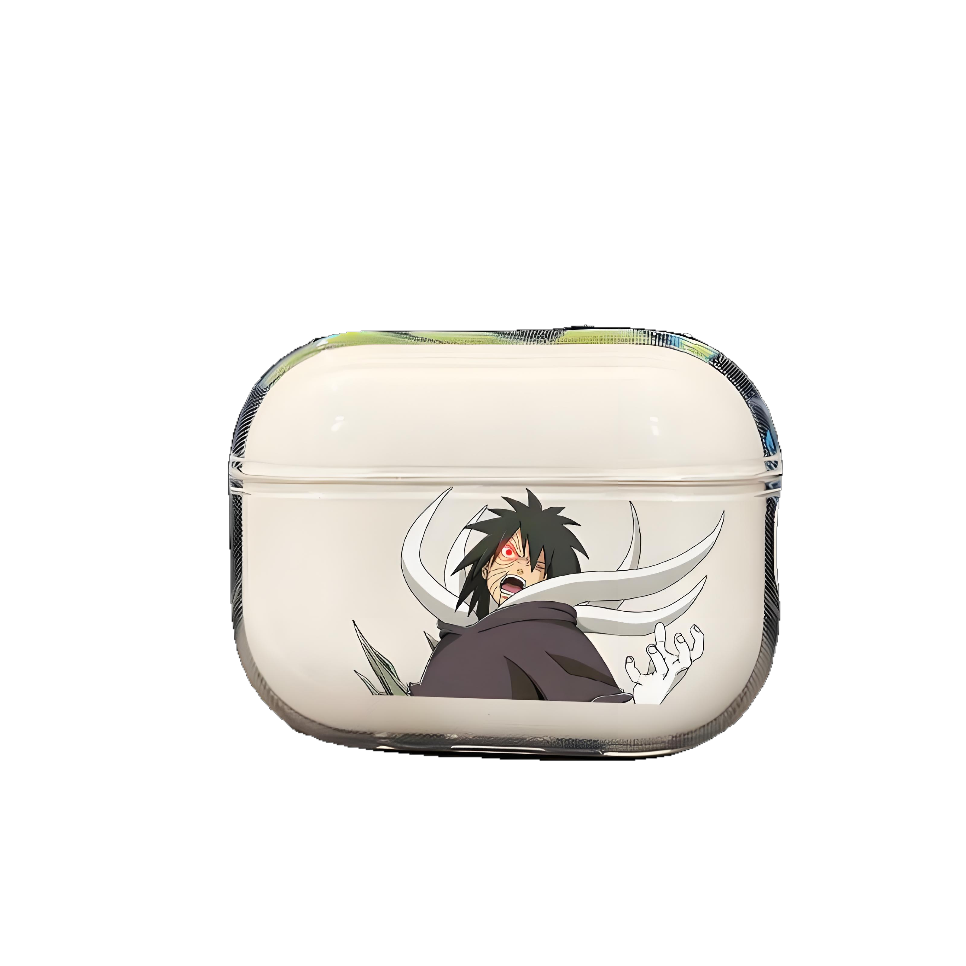 Naruto Uchiha Itachi Uchiha Obito Iphone Airpods Headset Case Generation 1/2/3 Wireless Bluetooth Pro Frosted Soft Case - Animehouse
