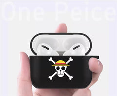 One Piece King Airpods series Luffy/Joba/Solon protective case silicone anti-fall animation earphone case - Animehouse