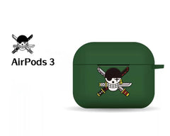 One Piece King Airpods series Luffy/Joba/Solon protective case silicone anti-fall animation earphone case - Animehouse