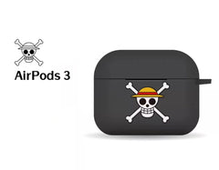 One Piece King Airpods series Luffy/Joba/Solon protective case silicone anti-fall animation earphone case - Animehouse
