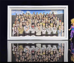 Attack on Titan Survey Corps Freedom Wing Group Photo Animation HD 3D Decorative Painting - Animehouse