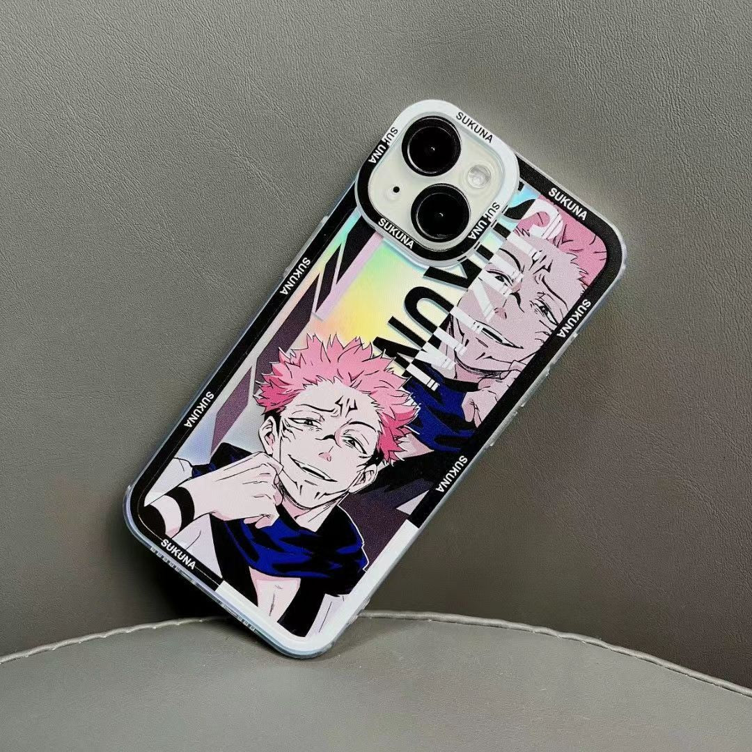 Jujutsu Kaisen Ryomen Sukuna laser cool iPhone case - Animehouse