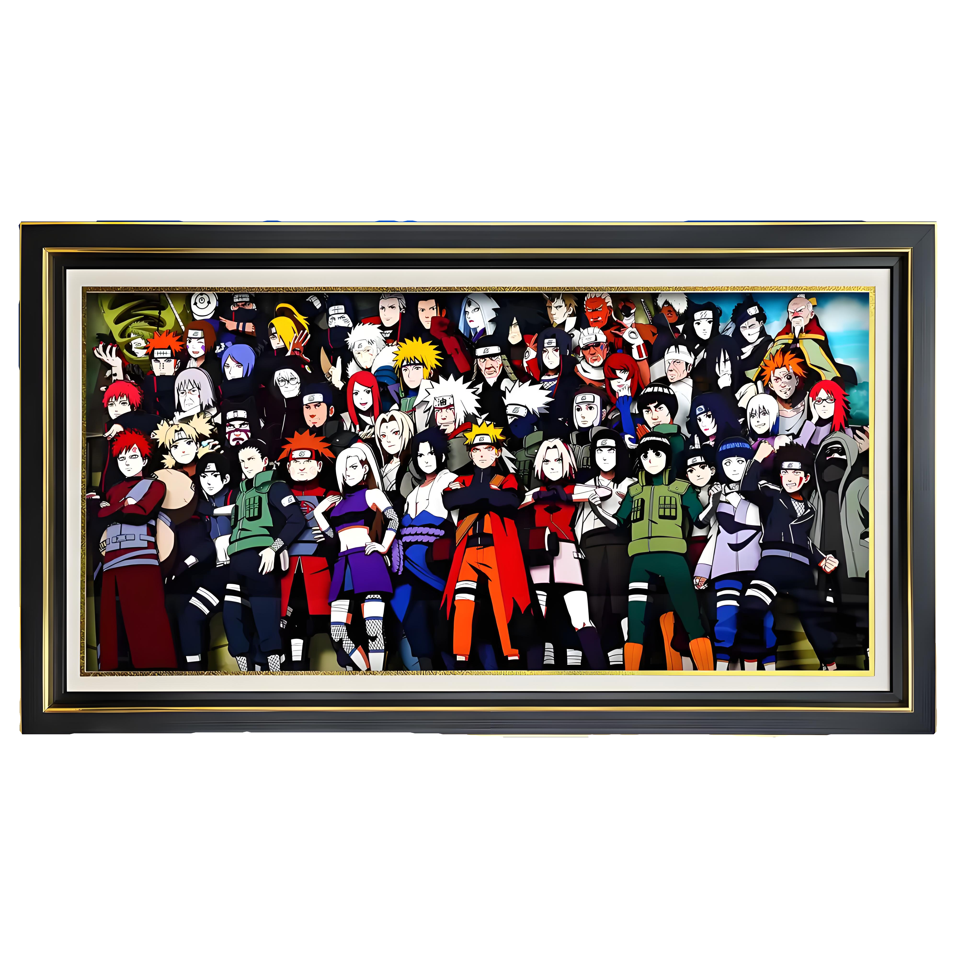 3D decorative painting for all members of Naruto - Animehouse