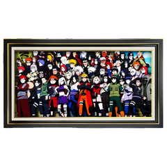 3D decorative painting for all members of Naruto - Animehouse