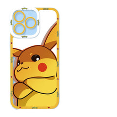 Pokemon Pikachu & Gengar Transparent Shockproof Phone Case
