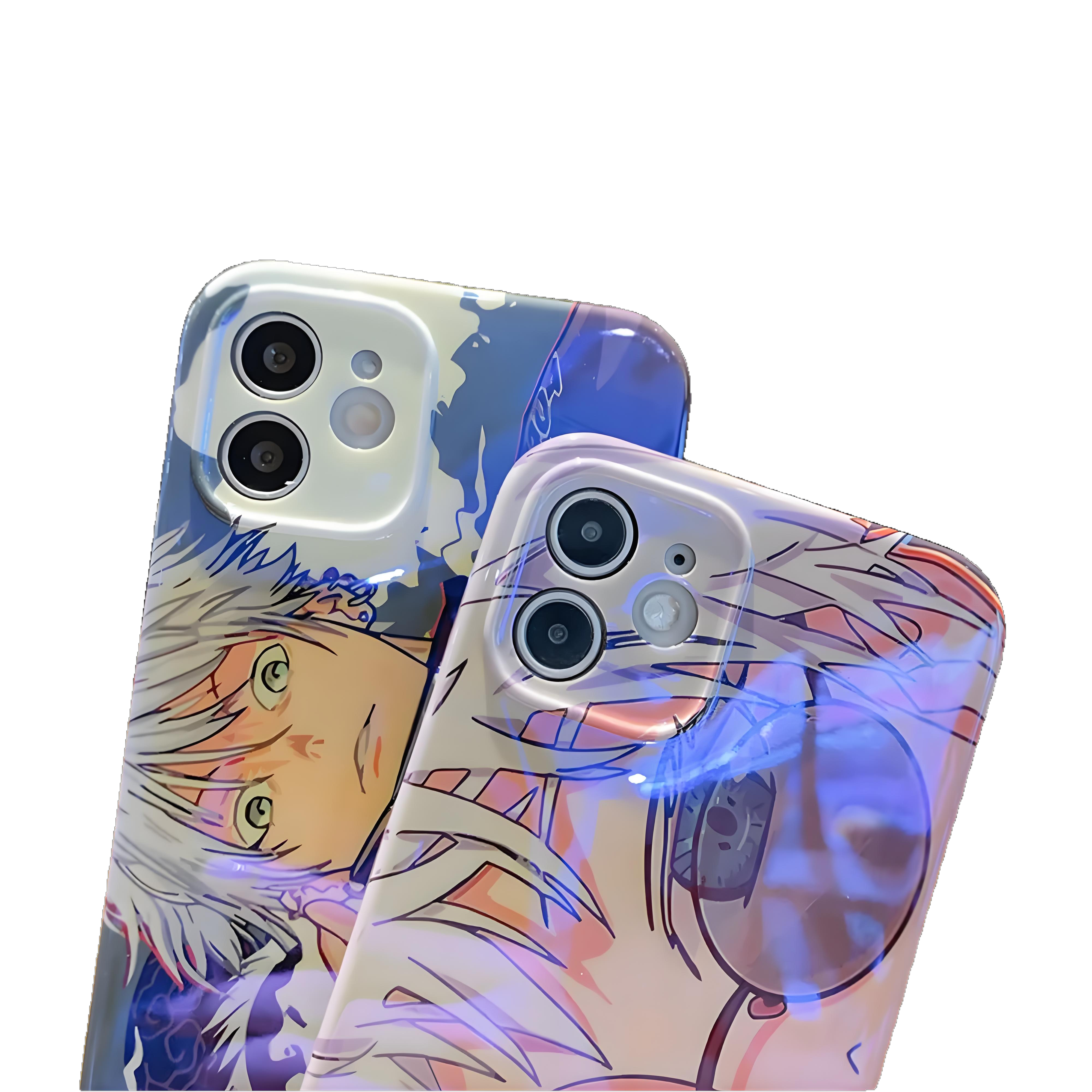 Jujutsu Kaisen Gojo Satoru series silicone blue light soft phone case - Animehouse