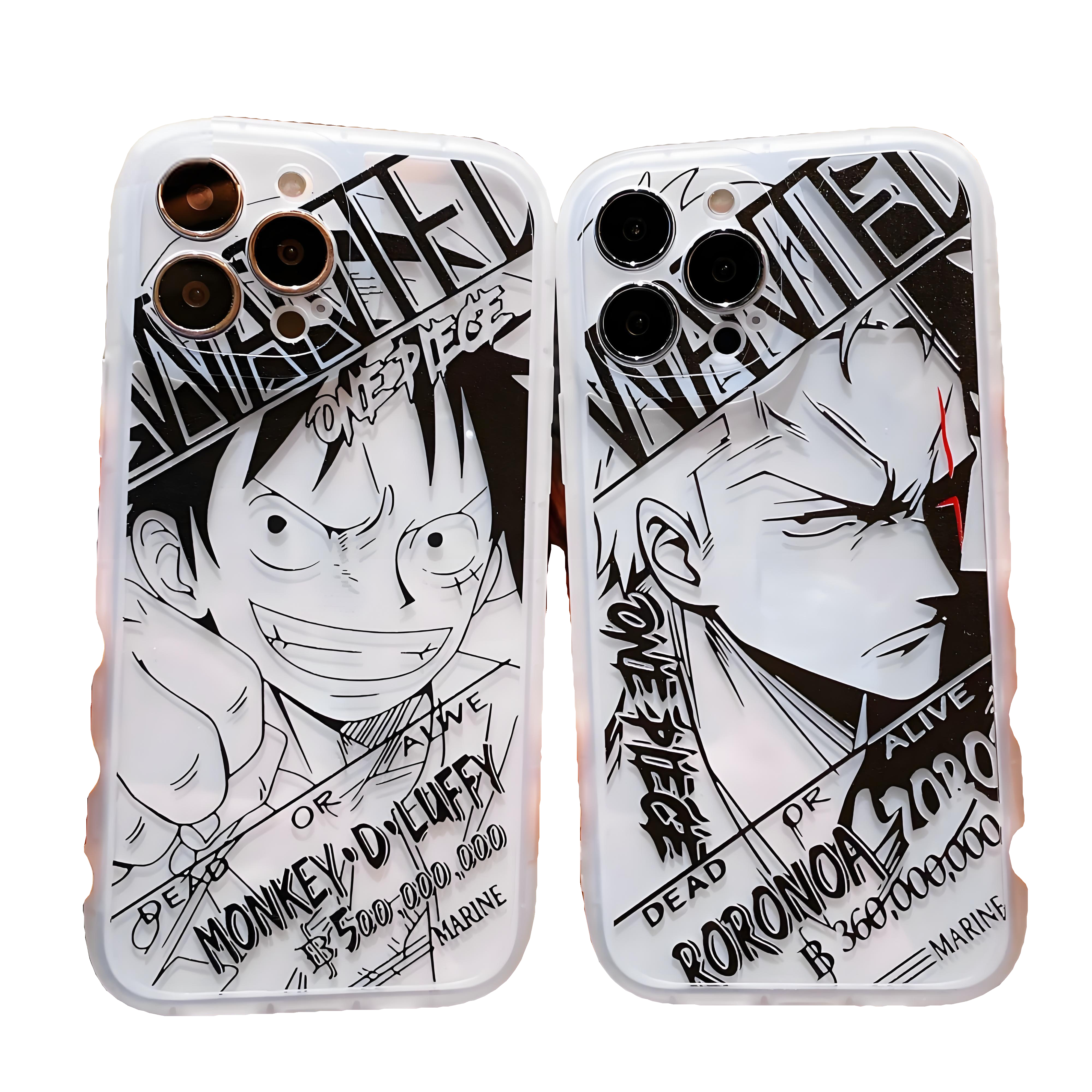 One Piece Luffy, Zoro, Sanji Soft Silicone Phone Case - Animehouse