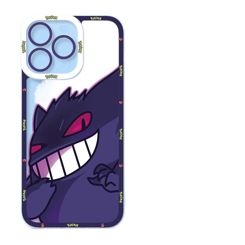 Pokemon Pikachu & Gengar Transparent Shockproof Phone Case