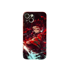 Demon Slayer Colorful Phone Case Carbon Lang and Nezuko - Animehouse