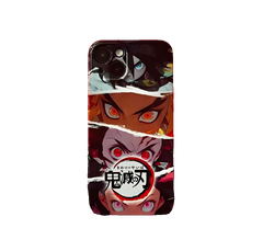 Demon Slayer Colorful Phone Case Carbon Lang and Nezuko - Animehouse