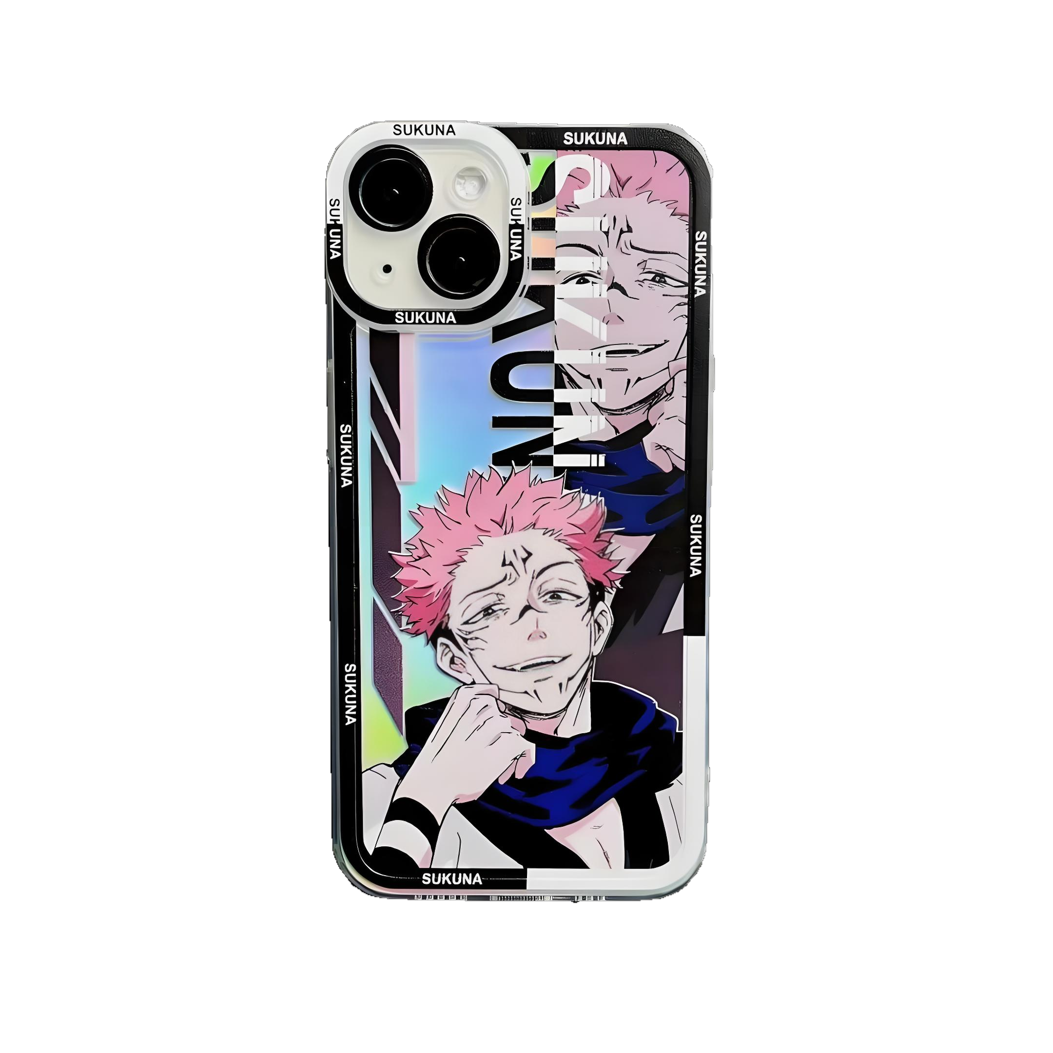 Jujutsu Kaisen Ryomen Sukuna laser cool iPhone case - Animehouse