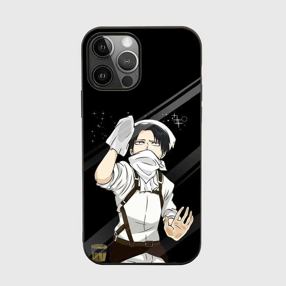 Anime Attack on Titan black Phone Case for iPhone 14 11 12 13 mini pr –  Animehouse