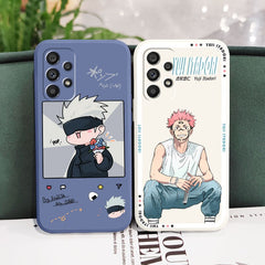 Anime Jujutsu Kaisen Japan Phone Case For Samsung A73 A53 A52 A33 A32 A23 A22 A71 A51 A21S A03S A50 A30 5G Liquid Rope Funda - Animehouse