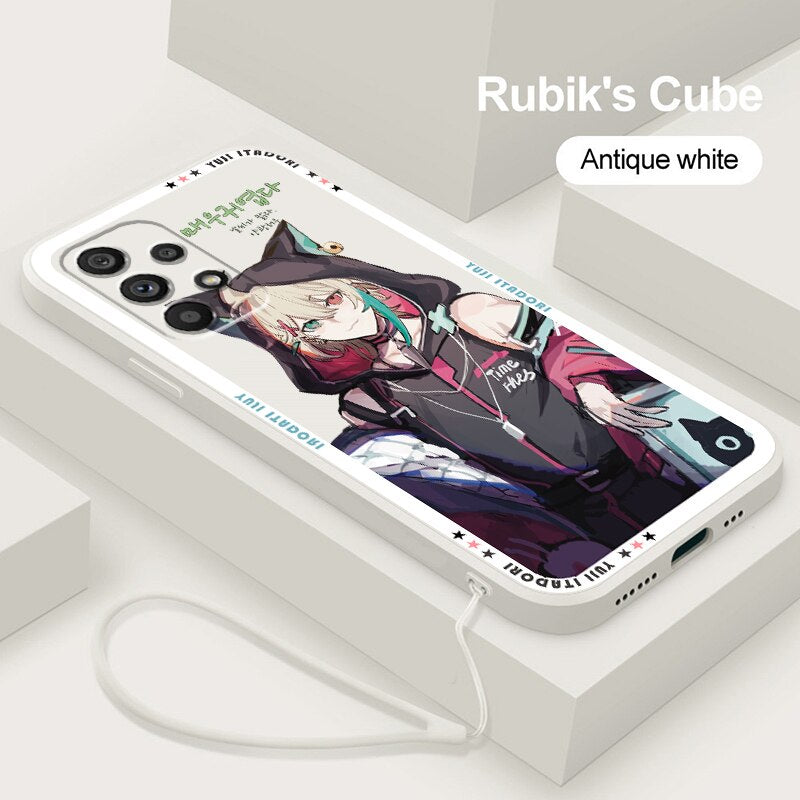 Anime Jujutsu Kaisen Japan Phone Case For Samsung A73 A53 A52 A33 A32 A23 A22 A71 A51 A21S A03S A50 A30 5G Liquid Rope Funda - Animehouse