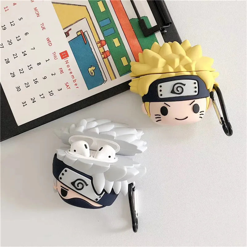 Anime Naruto Kakashi for Airpods 3 Case Bluetooth Headset Protective Cases For Airpods 1/2 Pro Earphone Case Cover Kids Gifts - Animehouse