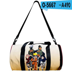Anime Naruto Sports Gym Bag 30L with Compartment Waterproof Bag Akatsuki Handbag Crossbody Support Durable Fitness Travel Bags - Animehouse
