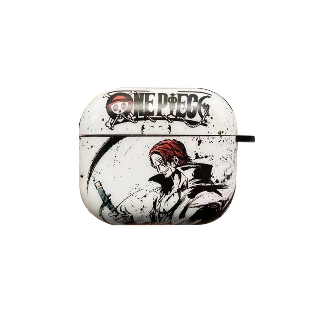 Anime One Piece Earphone Case Cover for Apple AirPods 3 2 1 Pro  Headphone Headset Protective Shell Wireless Bluetooth Toys Gift - Animehouse