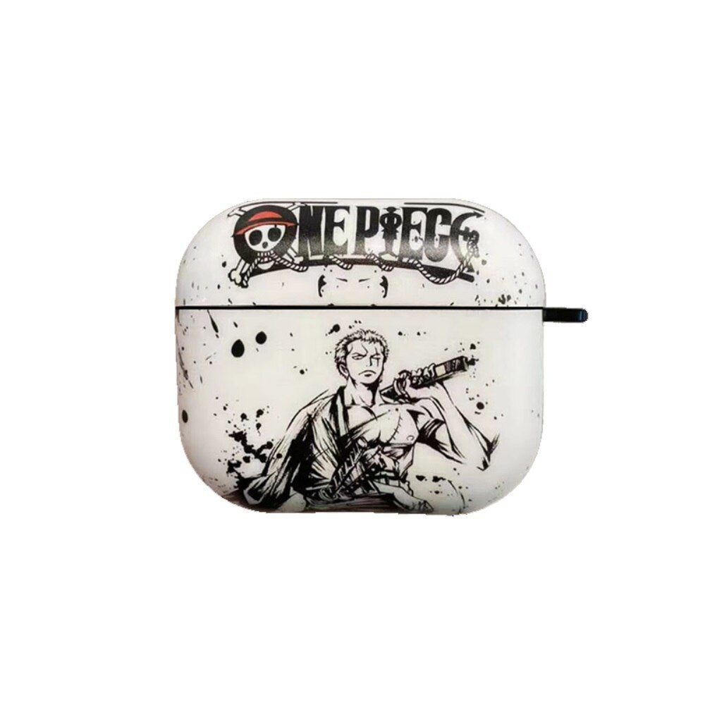 Anime One Piece Earphone Case Cover for Apple AirPods 3 2 1 Pro  Headphone Headset Protective Shell Wireless Bluetooth Toys Gift - Animehouse
