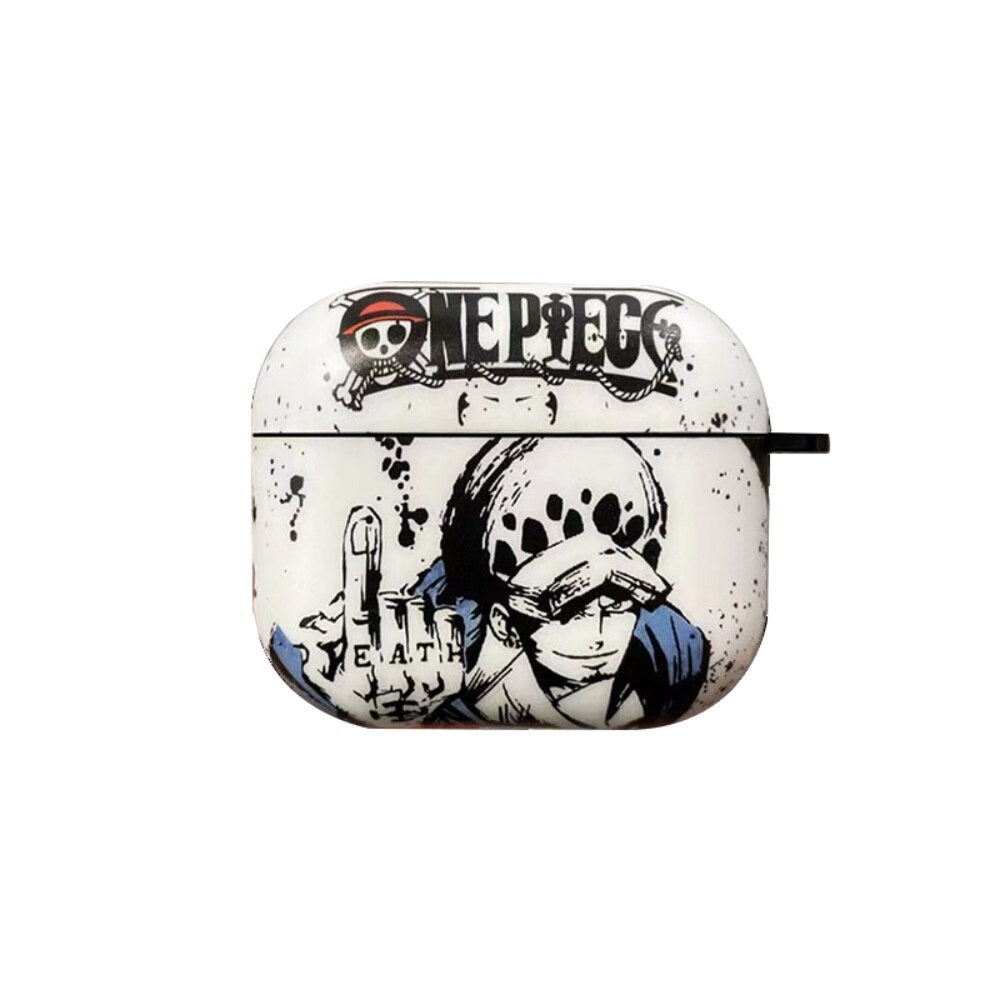 Anime One Piece Earphone Case Cover for Apple AirPods 3 2 1 Pro  Headphone Headset Protective Shell Wireless Bluetooth Toys Gift - Animehouse