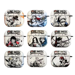Anime One Piece Earphone Case Cover for Apple AirPods 3 2 1 Pro  Headphone Headset Protective Shell Wireless Bluetooth Toys Gift - Animehouse