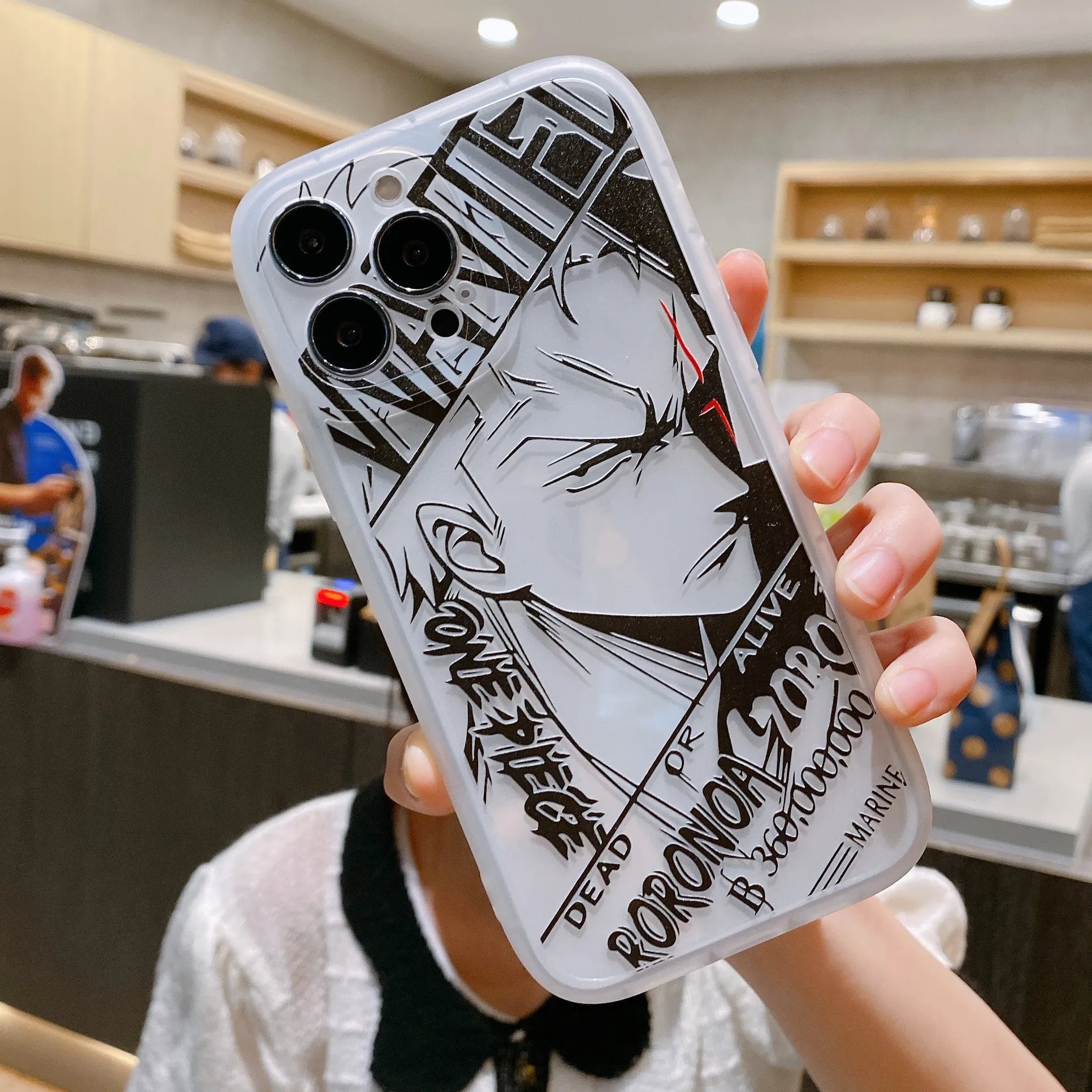 Capa Anime One Piece Luffy Zoro para iPhone 11 Pro Max 12 Pro Max