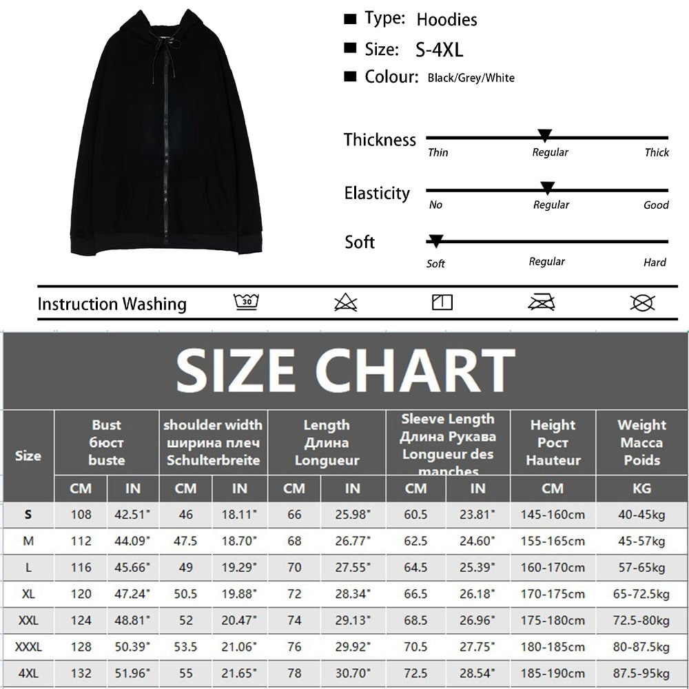 Attack on Titan Zipper Hoodies Casual Hip Hop Streetwear Sweatshirts Hoody Men Loog Sleeve Hoodie Jacket Clothes - Animehouse