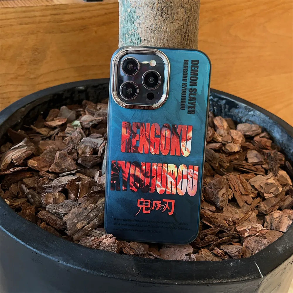 Aurora Laser Plating Demon Slayer Case - Animehouse