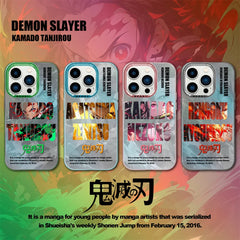 Aurora Laser Plating Demon Slayer Case - Animehouse