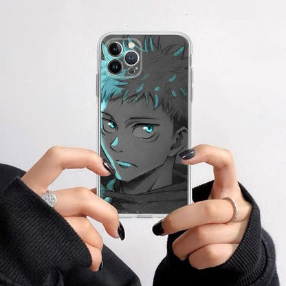 Anime Jujutsu Kaisen Phone Case For iPhone 14 13 12 11 Pro Max Mini X –  Animehouse