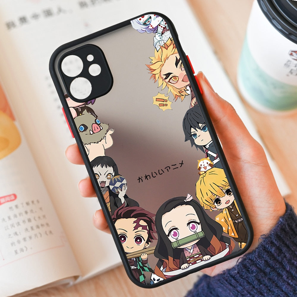Cute Kawaii Anime Girl Phone Case For iPhone 6 7 8 Plus X XS XR 11