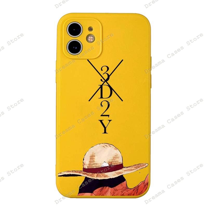 Japanese Classic Anime Phone Case for Iphone 11 12 13 14 15 11 Pro XS XR MAX 8 X SE XR One-Piece Candy Case - Animehouse