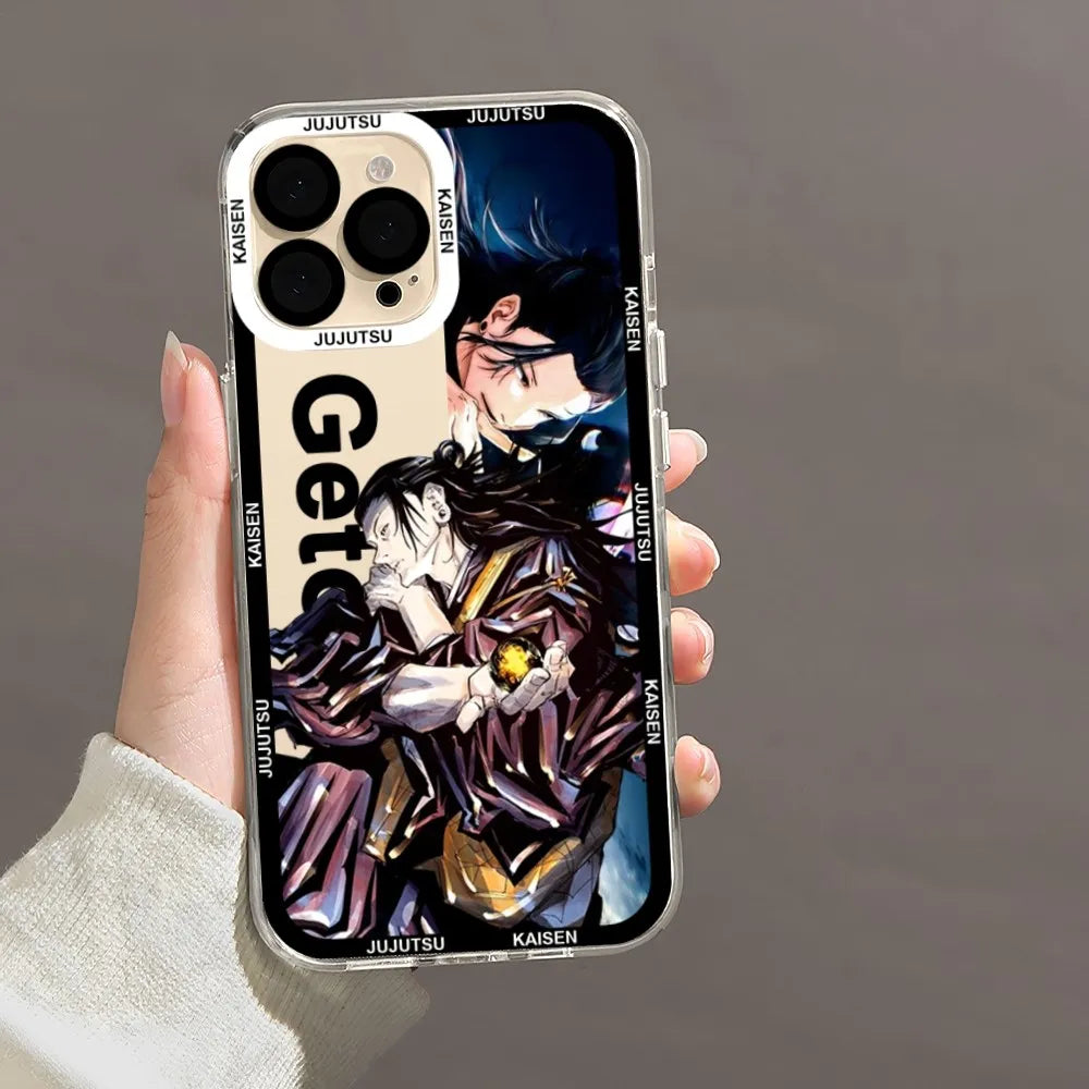 Jujutsu Kaisen series transparent TPU mobile phone case - Animehouse