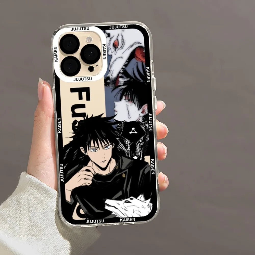 Jujutsu Kaisen series transparent TPU mobile phone case - Animehouse